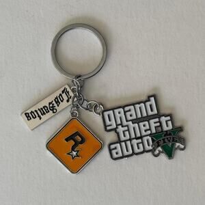 Y2K Grand Theft Auto V Car Key Keychain